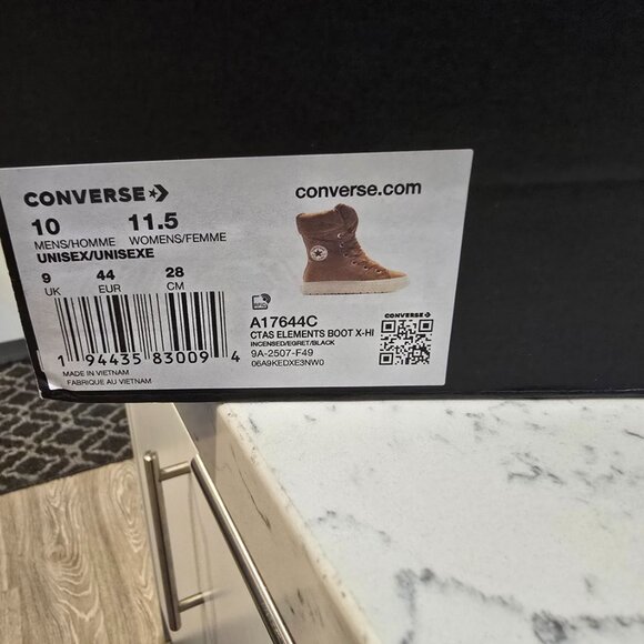 Converse Chuck Taylor All Star Element Boot Brown High Top WINTER 2025 MENS 10 - Picture 13 of 16